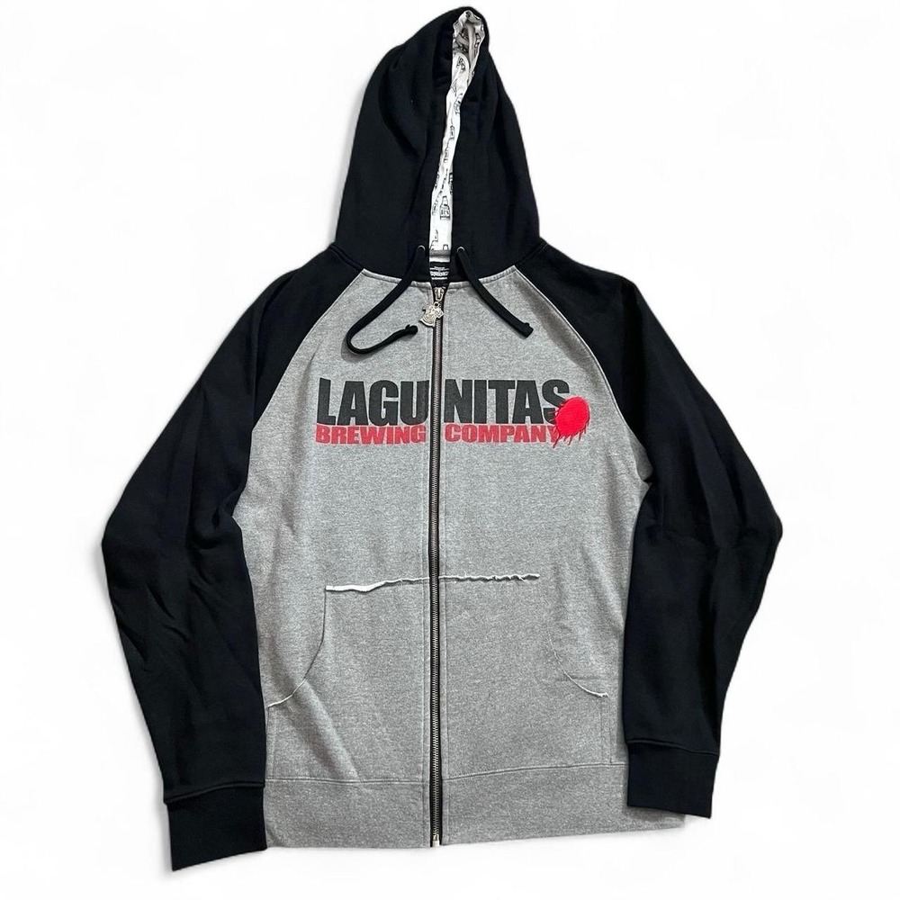 Lagunitas Brewing Full Zip Hoodie Men's Size Small Casual